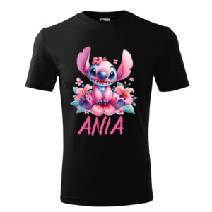 Tricou Stitch Pink Flower