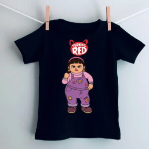 Tricou Rosu Aprins - Abby