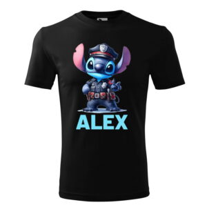Tricou Stitch Police