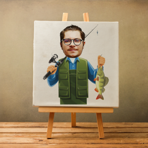 Tablou canvas Fisherman
