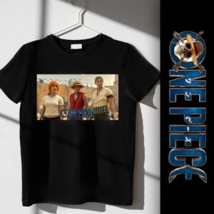 Tricou One Piece Luffy x Roronoa x Nami