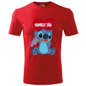 Tricou Stitch Heart cu numele tau