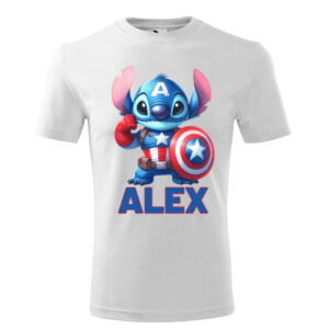 Tricou Stitch Captain America