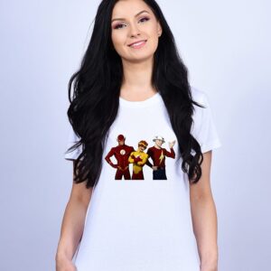 Tricou Flash-Kid Flash-Old Flash