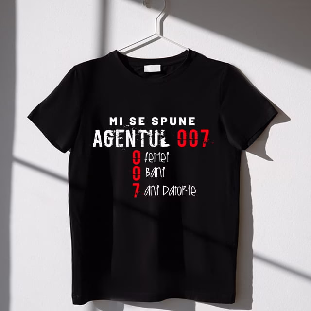 Tricou Agentul 007 1 Tricou Agentul 007
