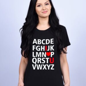 Tricou Alfabet