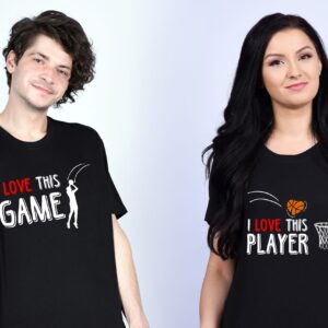 Set tricou "Basketball heart"