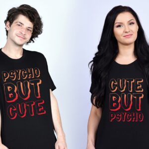 Set tricouri "Cute but psycho"