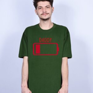 Tricou pentru tatici Low Batery