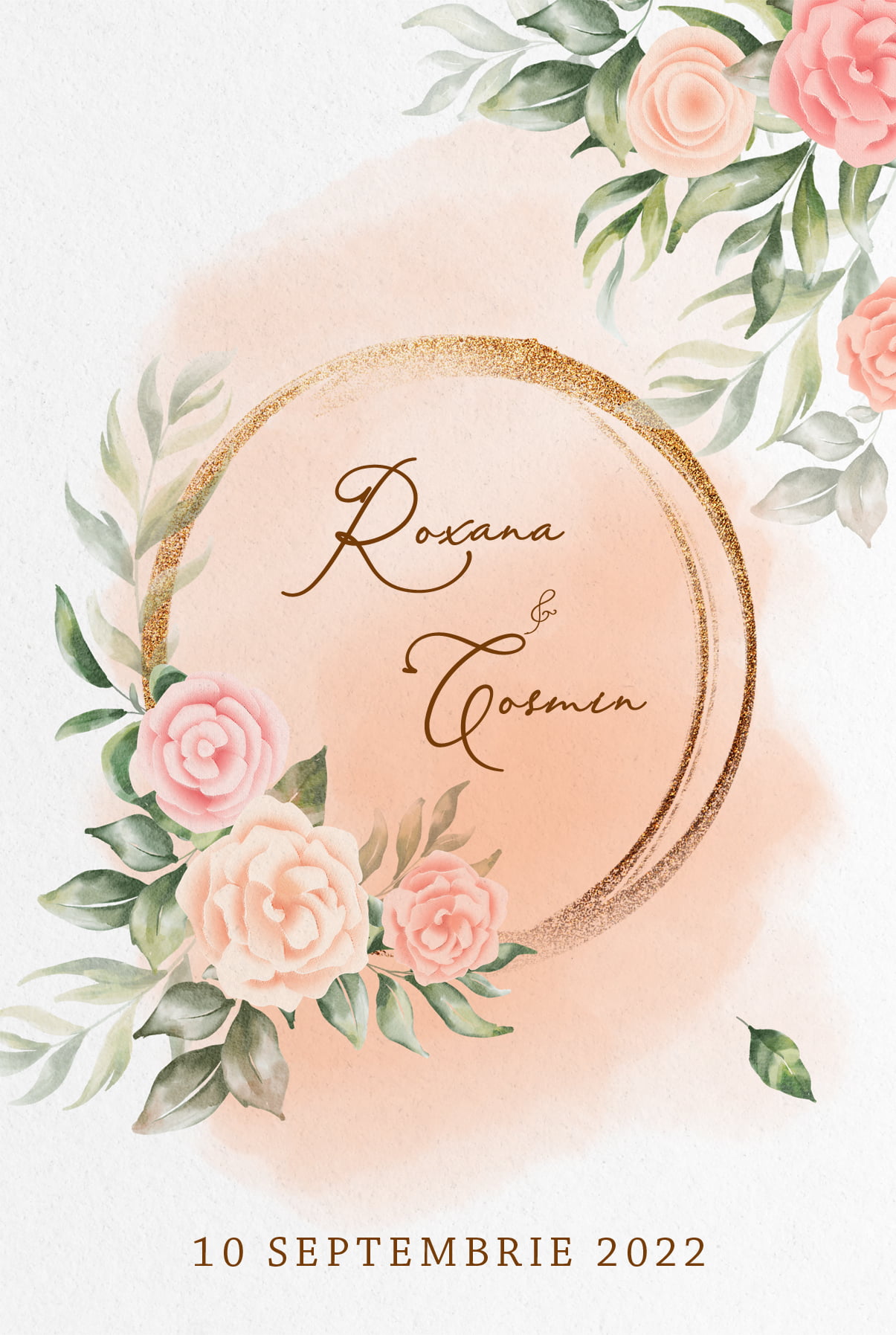 Invitatie nunta – Roses 2 Invitatie nunta – Roses - imagine 2
