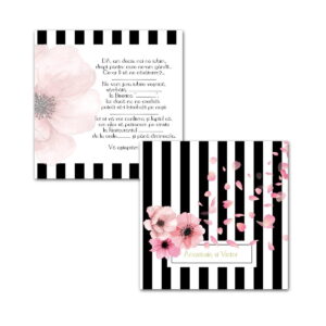 Invitatie nunta stripe
