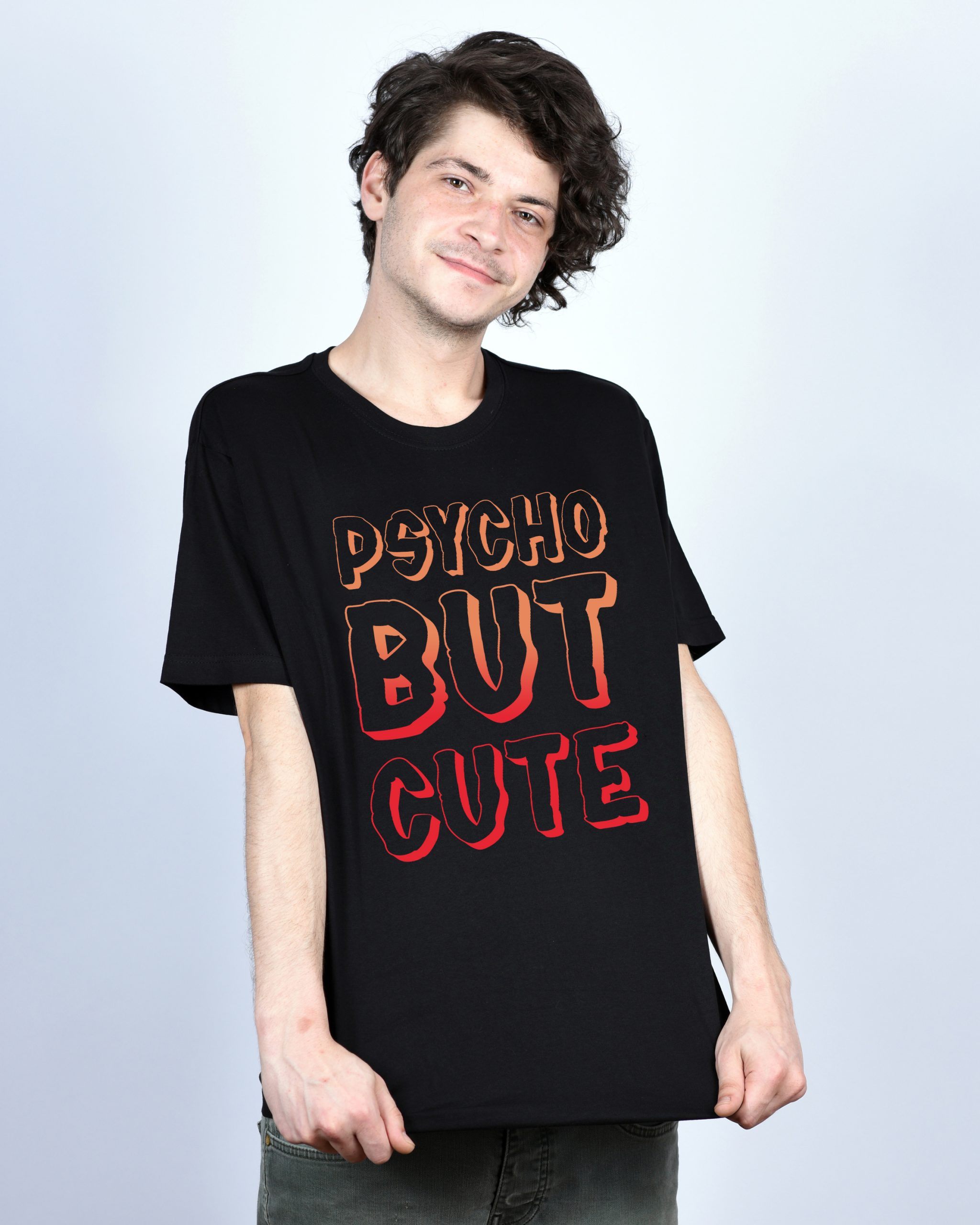 Set tricouri "Cute but psycho" 3 Set tricouri "Cute but psycho" - imagine 3