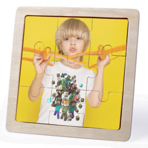 Puzzle din lemn personalizat