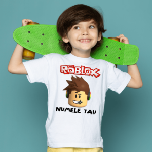 Tricou Roblox Head Logo