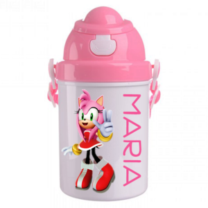 Sticla pentru copii Amy ROSE personalizata cu numele