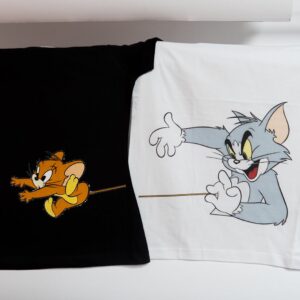 Set tricouri Tom holding tail Jerry