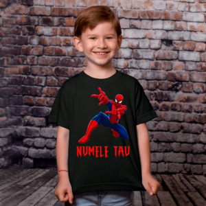 Tricou Spiderman cu numele tau