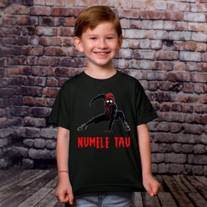 Tricou Spiderman Personalizat cu numele Tau