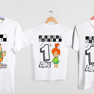 Set tricouri - The Flintstone Family