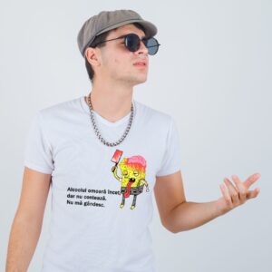 Tricou Alcoolul omoara incet