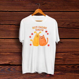 Tricou Best Friends Forever Miau