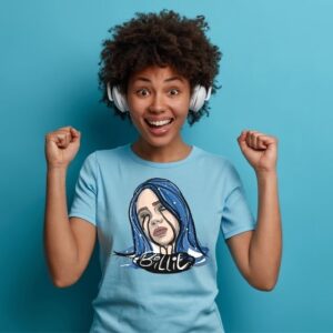 Tricou Billie Eilish Cartoon