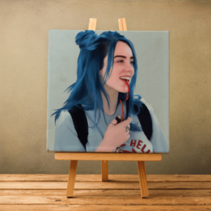 Canvas Billie Eilish Blued