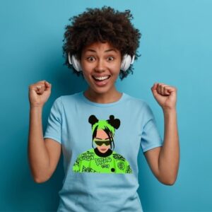 Tricou Billie Eilish Green