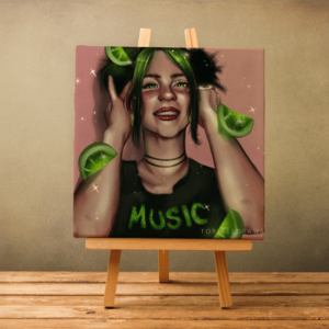 Canvas Billie Eilish Music