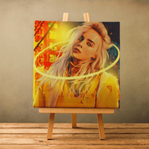 Canvas Billie Eilish Orange