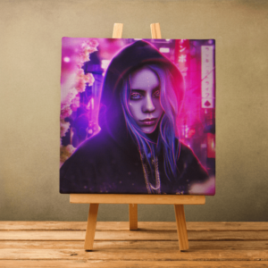 Canvas Billie Eilish Purple