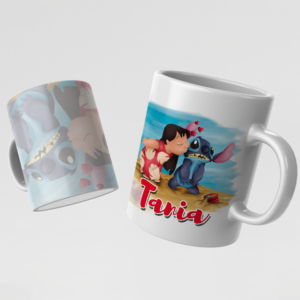 Cana Lilo and Stitch Beach cu numele tau