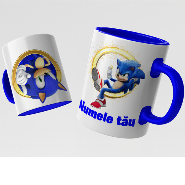 Cana Sonic cu numele tau 2 Cana Sonic cu numele tau - imagine 2