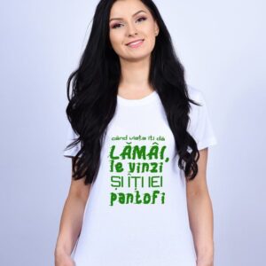 Tricou Cand viata iti da lamai...