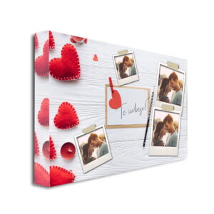 Tablou canvas colaj  - Te iubesc