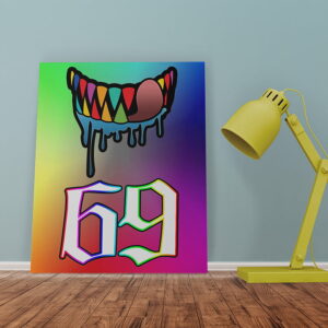 Canvas 6ix9ine Teeth