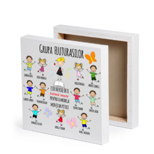Canvas Martisor cu numele copiilor