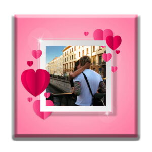 Tablou Canvas "Pink hearts"