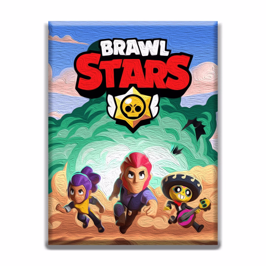 Tablou canvas Logo Brawlstars 1 Tablou canvas Logo Brawlstars