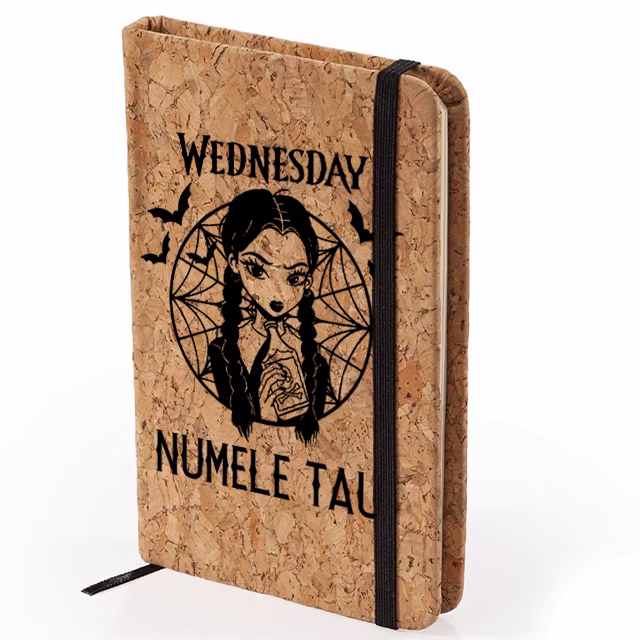 Carnetel din pluta WEDNESDAY 1 Carnetel din pluta WEDNESDAY
