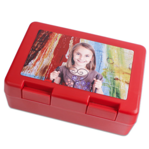 Cutie de Sandwich personalizata rosie