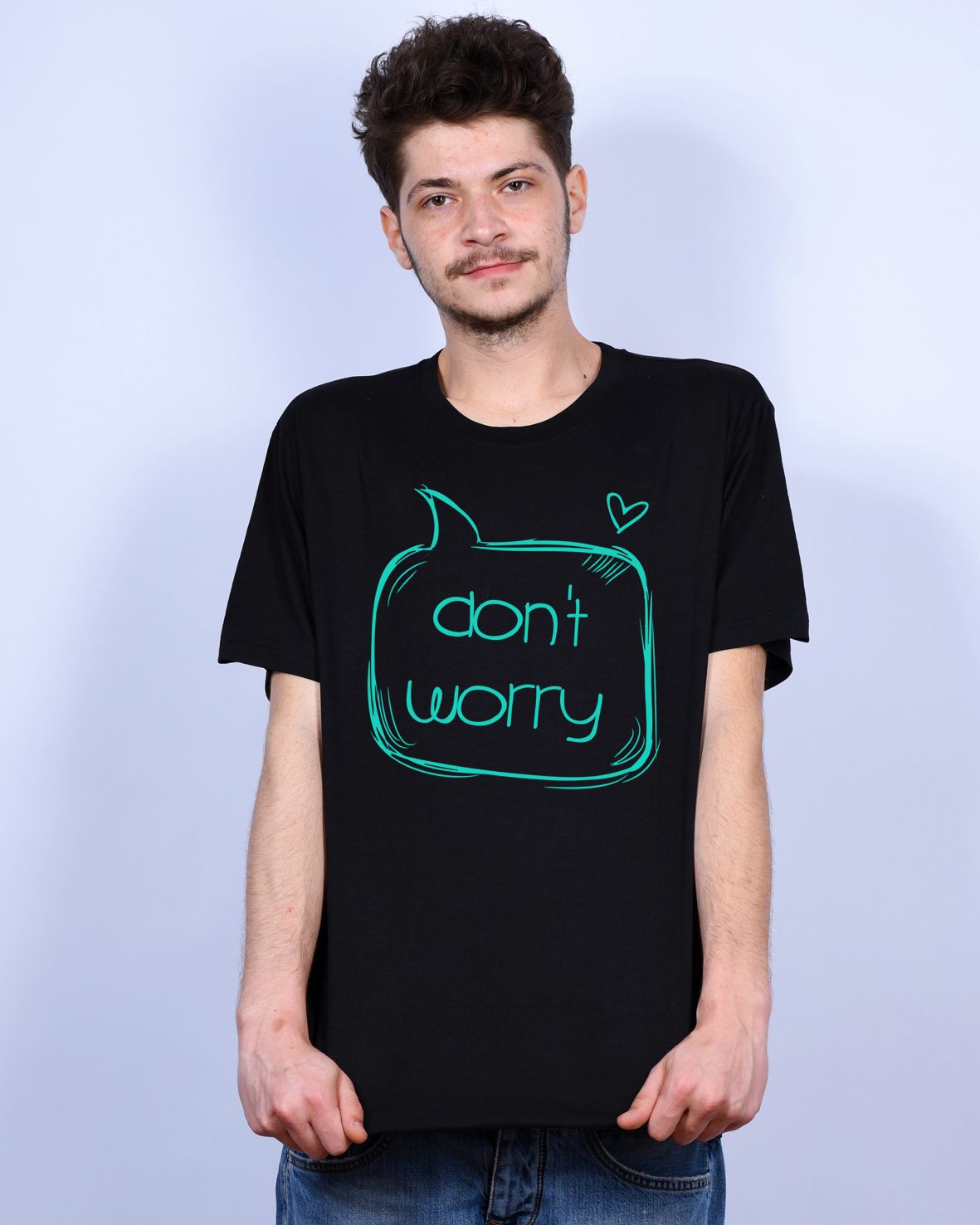 Set tricouri " Don's worry, be happy" 2 Set tricouri " Don's worry, be happy" - imagine 2