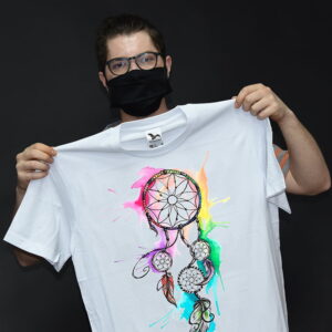 Tricou DreamCatcher Rainbow split