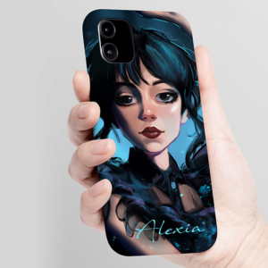 Husa telefon Wednesday Cartoon cu numele tau