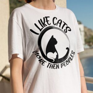 Tricou I like CATS more then Peoples