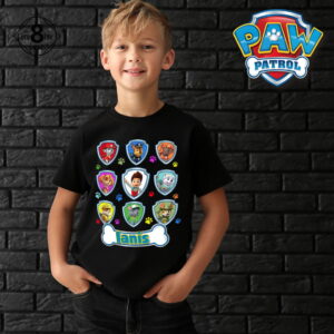 Tricou Patrula Catelusilor personalizat cu nume