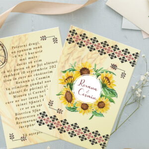 Invitatie nunta traditionala