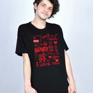 Tricou Love drawing