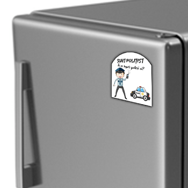 Magnet Sunt Politist 2 Magnet Sunt Politist - imagine 2