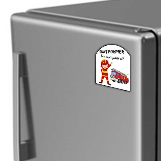 Magnet Sunt Pompier 2 Magnet Sunt Pompier - imagine 2